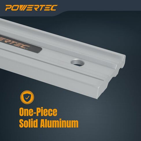 POWERTEC 24 Inch Aluminum Straight Edge – Precision Machinist Tool, .001" Tolerance, Solid One-Piece Construction – for Woodworking, Automotive, Machine Setup, and Surface Flatness Checks (72330) in Saudi Arabia