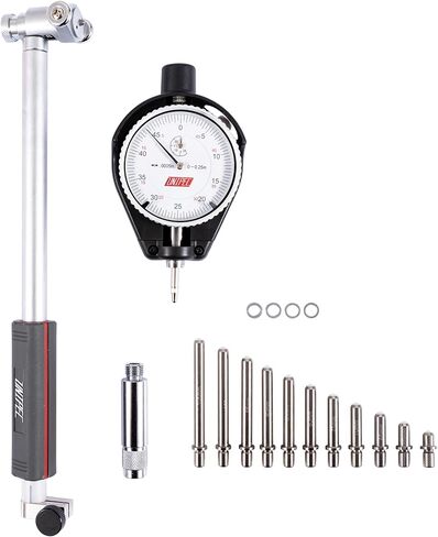مقياس تجويف القرص 2-6 بوصة، تخرج 0.0005 بوصة، أداة قياس عالية الدقة لفحص التجويف، طول الجذع 9.5 بوصة، مقياس تجويف قرص الأسطوانة مع سندان كربيد in Kuwait
