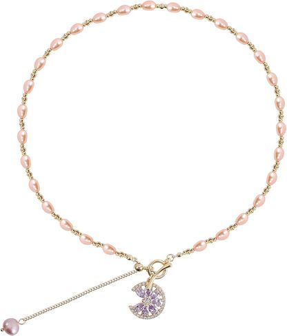 Purple Butterfly Beaded Choker Necklace for Women Cute Butterfly Charm Layered Faceted Glass Beads Necklace Butterfly Pendant Adjustable Y2K Statement Necklace Costume Party Jewelry Gift for Women in Kuwait