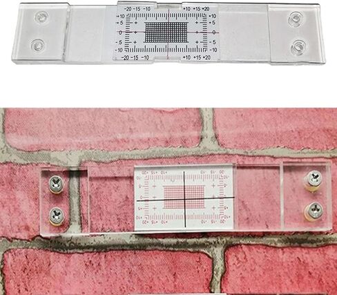 جهاز مراقبة تشققات البناء عالي التحمل من Yuly للبناء الخرساني والجص، جهاز قياس تشققات البناء، قياس عرض التشققات، 4 عبوات in Kuwait