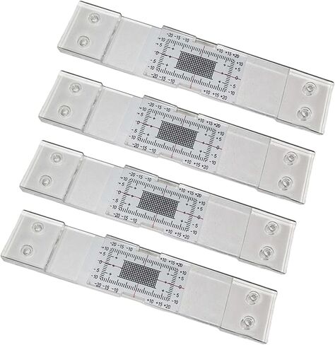 جهاز مراقبة تشققات البناء عالي التحمل من Yuly للبناء الخرساني والجص، جهاز قياس تشققات البناء، قياس عرض التشققات، 4 عبوات in Kuwait