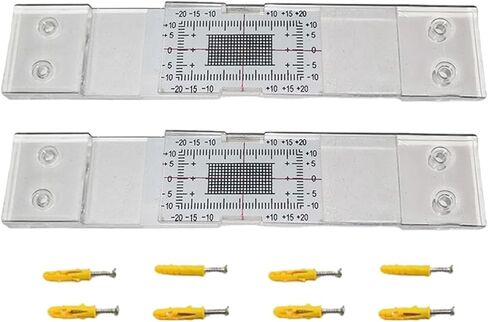 جهاز مراقبة تشققات البناء عالي التحمل من Yuly للبناء الخرساني والجص، جهاز قياس تشققات البناء، قياس عرض التشققات، 4 عبوات in Kuwait