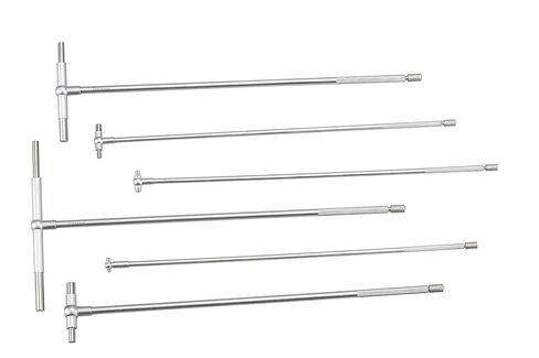 Dasqua 6 قطع T Bore Hole Gauges Set مجموعة مقاييس تصغير كبيرة 5/16 "- 6" Range، T-Bore Hole Gauges in Saudi Arabia