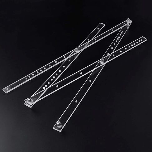 Draw Enlarger Reducers Tool 50cm Scale Foldable Rulers Artist Pantograph Copy Rluers for Office School Drawing Supplies in Saudi Arabia
