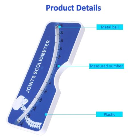 Scoliometer Device 0-30° Measurement for Measuring Spinals Alignments Scoliosis in Saudi Arabia