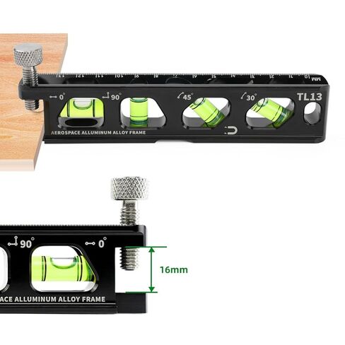Aluminum Instruments Anti-Drop Strong Magnetic Bubble Level Balancer Ruler Tools in Saudi Arabia