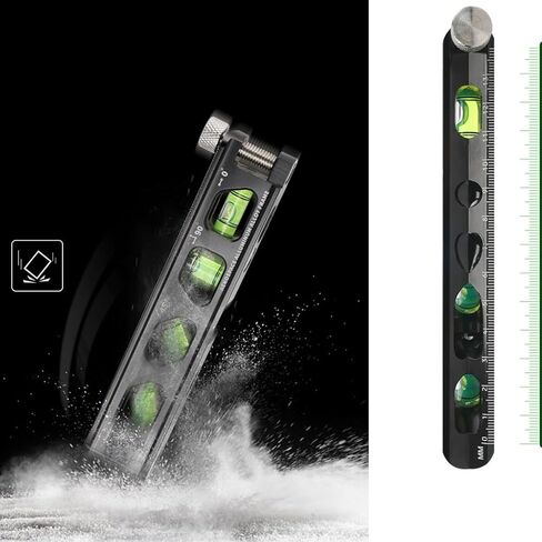 Aluminum Instruments Anti-Drop Strong Magnetic Bubble Level Balancer Ruler Tools in Saudi Arabia