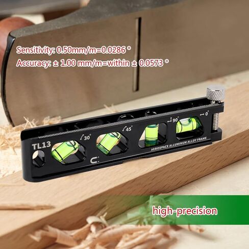 Aluminum Instruments Anti-Drop Strong Magnetic Bubble Level Balancer Ruler Tools in Saudi Arabia