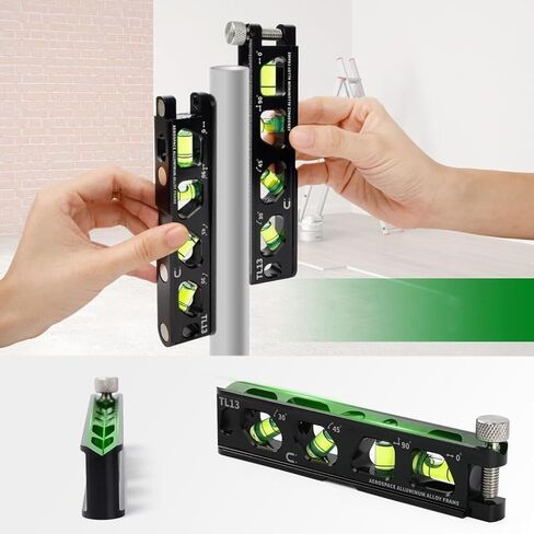 Aluminum Instruments Anti-Drop Strong Magnetic Bubble Level Balancer Ruler Tools in Saudi Arabia