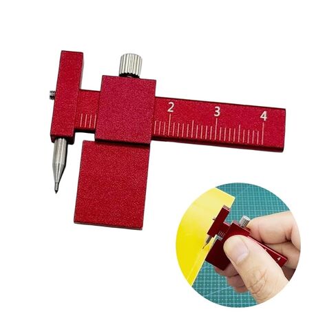 Accuracy Parallel Line Scribers Tool Adjustable Width Machined Aluminum Alloy Crafting in Saudi Arabia