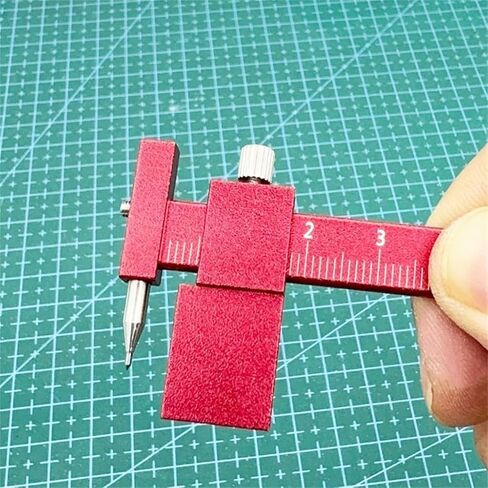 Accuracy Parallel Line Scribers Tool Adjustable Width Machined Aluminum Alloy Crafting in Saudi Arabia
