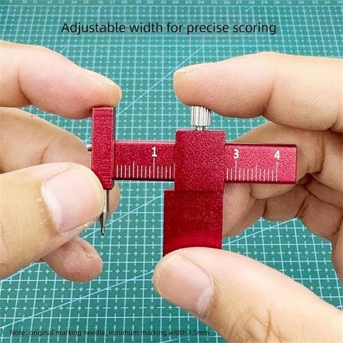 Accuracy Parallel Line Scribers Tool Adjustable Width Machined Aluminum Alloy Crafting in Saudi Arabia
