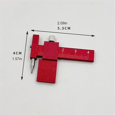 Accuracy Parallel Line Scribers Tool Adjustable Width Machined Aluminum Alloy Crafting in Saudi Arabia