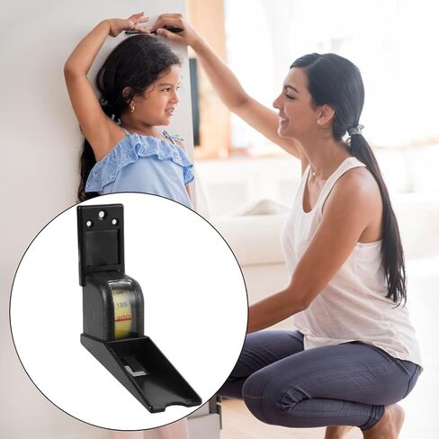 قضيب ارتفاع موفر للمساحة مثبت على الحائط، قضيب قياس ارتفاع 2 متر لقياس الارتفاع من الأطفال إلى البالغين in Saudi Arabia