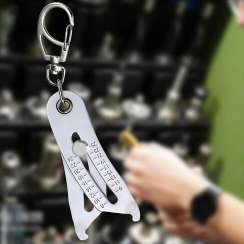 Thread Size Checker Verification Tool Bolt Size Finder Keychains Portable Nut and Bolt Thread Gauge Identifier Keychains in Saudi Arabia