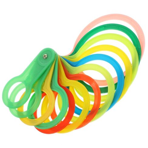 Fruit Diameter Measuring Rings Plastic Gauge for Citrus and Oranges 30-90mm Diameter Measuring Lap Tool for Fruit Sorting and Grading in Small to Medium Sizes Random Color in Kuwait