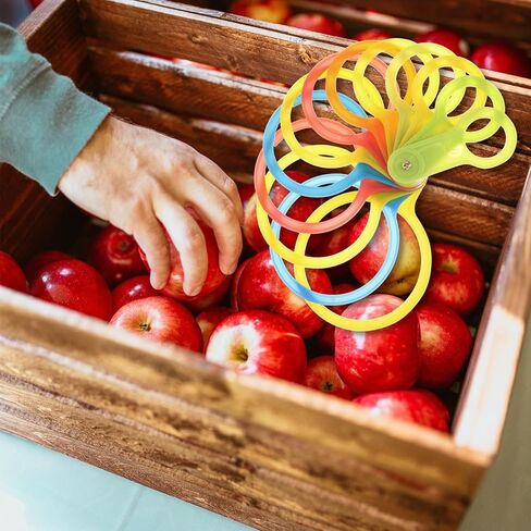 Fruit Diameter Measuring Rings Plastic Gauge for Citrus and Oranges 30-90mm Diameter Measuring Lap Tool for Fruit Sorting and Grading in Small to Medium Sizes Random Color in Kuwait