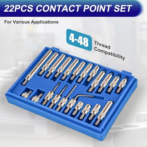 Dial Indicator with Magnetic Base, 0-1"×0.001" Magnetic Dial Indicator Set with 360° Rotatable Arm, Dial Test Indicator with 22 Point Set for Precision Measurement in Workshops, Labs, and Mold Making in Kuwait