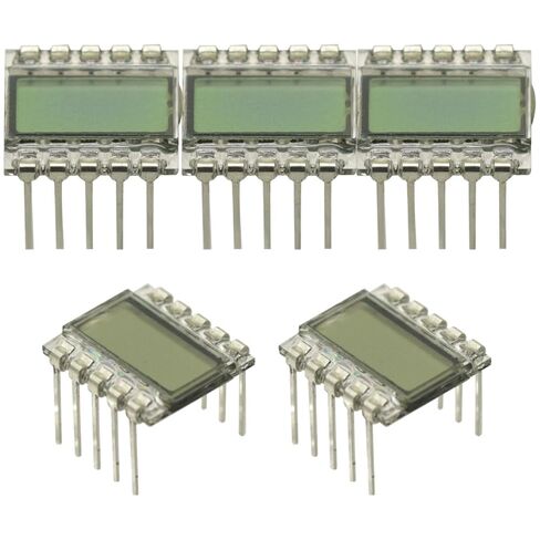 5PCS Digital Tube Display for 10PIN TN Positive 3-Digits Segment LCD Panel 3.0V Digital Tube Display in Saudi Arabia
