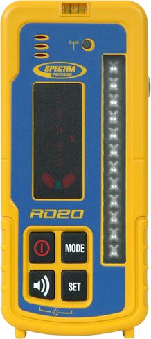 Spectra Precision RD20 Wireless Remote Display for LR30W LR50W LR60W Machine Control Receivers – in-Cab Grade Indicator with IP67 Rugged Housing in Kuwait