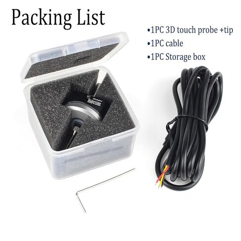 XUNKUNER 3D Edge Finder Touch Probe Compatible with Mach3 and GRBL,XYZ Coordinate Measuring Sensor, 6 MM Shank and 2M Cable，2.0 mm Tungsten Steel Ball Tip in Kuwait