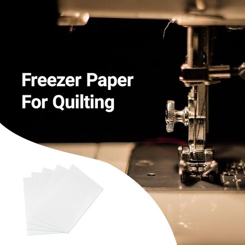 50 قطعة من ورق الفريزر لخياطة اللحف مقاس 8.5 × 11 بوصة، صفائح ورقية لفريزر اللحاف لمشاريع DIY، تطريز يدوي الصنع ومشاريع الخياطة in Kuwait
