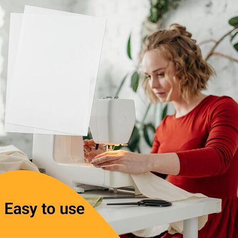 50 قطعة من ورق الفريزر لخياطة اللحف مقاس 8.5 × 11 بوصة، صفائح ورقية لفريزر اللحاف لمشاريع DIY، تطريز يدوي الصنع ومشاريع الخياطة in Kuwait