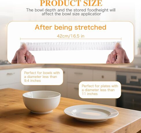 100Pcs Reusable Elastic Bowl Covers (11"/28cm),Food Fruit Storage Protection from Dust,Fits Family Outdoor Picnic,Bread Proofing & Shower Caps，Food Storage Covers for Kitchen Bowl/Plates in Saudi Arabia