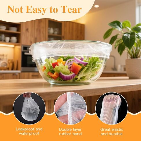 100Pcs Reusable Elastic Bowl Covers (11"/28cm),Food Fruit Storage Protection from Dust,Fits Family Outdoor Picnic,Bread Proofing & Shower Caps，Food Storage Covers for Kitchen Bowl/Plates in Saudi Arabia