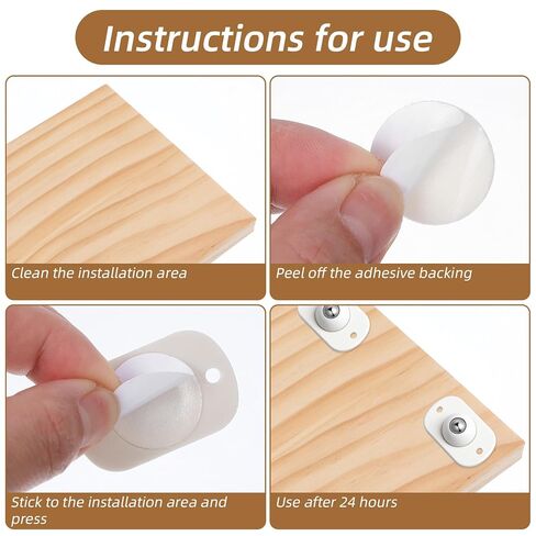 8 Pcs Self Adhesive Caster Wheels Appliance Rollers Appliance Slider 360° Swivel Universal Wheel Small Casters Sticky Pulley for Kitchen, Trash Can, Small Furniture, Storage Box (White) in Saudi Arabia