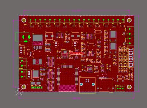 CNC 6 axis Breakout Board Control Panel USB Motion Card ESP32 WiFi 32bit CPU in Kuwait