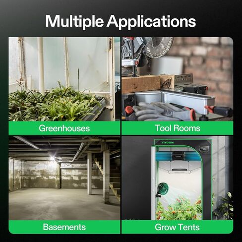 VIVOSUN 4 "مروحة العادم المضمنة ووحدة التحكم في السرعة، ورشة عمل منخفضة الضوضاء 130 CFM مروحة قناة للتهوية HVAC، مروحة معززة للتهوية في خيام النمو والأقبية والحمامات والمطابخ والسندرات والطابعة ثلاثية الأبعاد in Kuwait