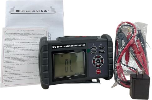 جهاز قياس المقاومة الرقمي المنخفض DC مقياس أوم صغير مع نطاق 0.01mΩ～30.00KΩ طريقة اختبار 4 أسلاك 1A اختبار تخزين البيانات 500 الحالي لسلك الكابل/الملف/اختبار مقاومة المحرك in Saudi Arabia
