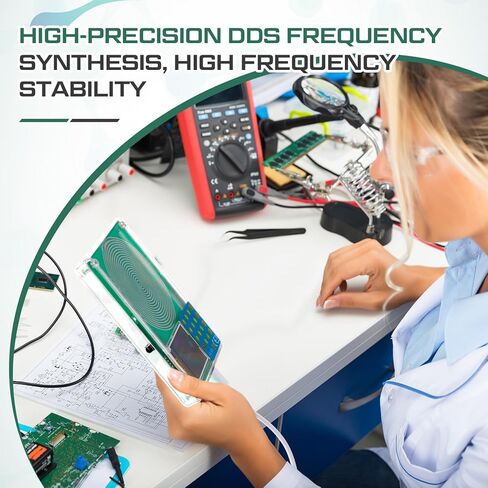 0.01 to 200000Hz Adjustable Schumann Resonance Generator Ultra Low Frequency Generator Resonator Sound Frequency Machine with USB and Acrylic Case for Sleep, Yoga, Meditation, Stress Relief in Kuwait