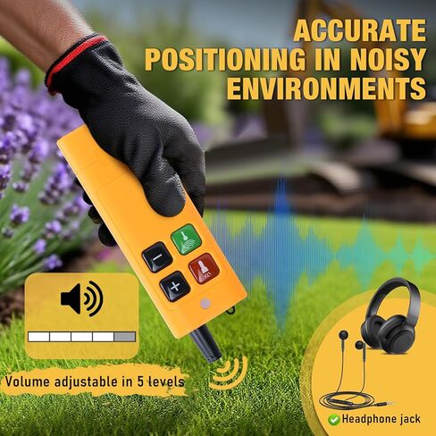 Irrigation System Tester, Sprinkler Valve Locator, 4 Modes including Solenoid Activator, Wire Tracer, Audio Probe, Clock Test, with LED Indicators, Built-in Flashlight, Type-C Rechargeable in Saudi Arabia