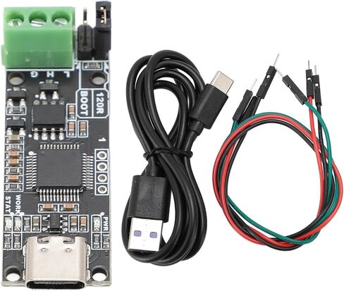 دعم محول وحدة تحليل CANable 2.0 USB إلى CAN، معالج ARM Cortex M4 عالي الأداء، متوافق مع المنصات القائمة على ARM لـ RasPi، in Kuwait