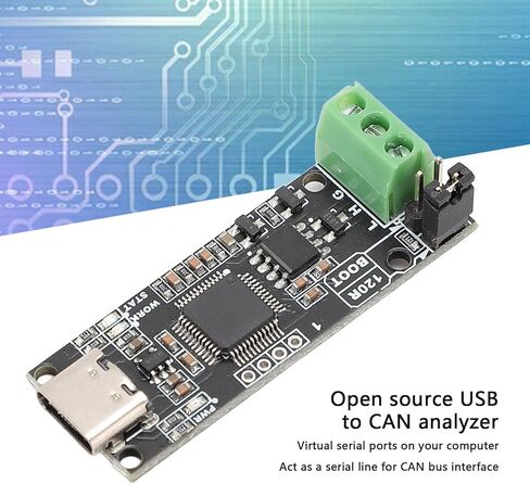 دعم محول وحدة تحليل CANable 2.0 USB إلى CAN، معالج ARM Cortex M4 عالي الأداء، متوافق مع المنصات القائمة على ARM لـ RasPi، in Kuwait