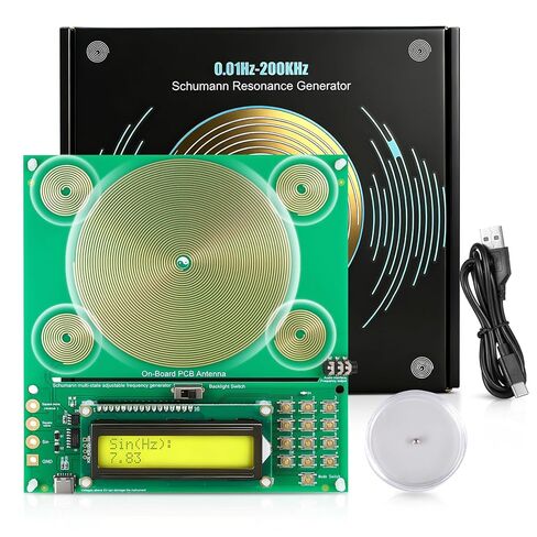 مولد تردد قابل للتعديل للشفاء | مولد نبض الرنين شومان 7.83 هرتز أجهزة تردد الصوت لموجة جيبية طبيعية لعلاج النوم (0.01 هرتز-200000 هرتز) in Kuwait