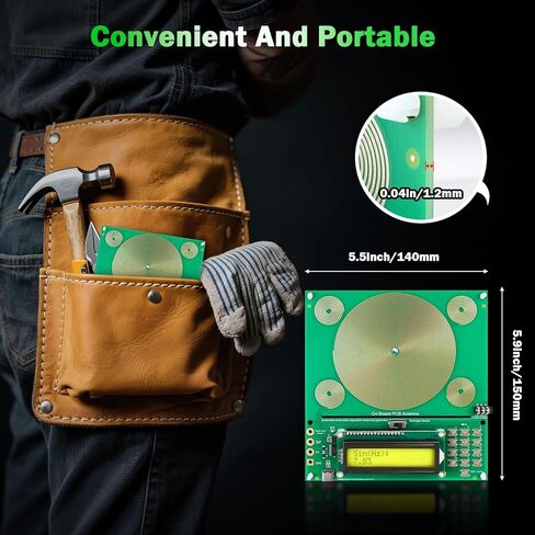 مولد تردد قابل للتعديل للشفاء | مولد نبض الرنين شومان 7.83 هرتز أجهزة تردد الصوت لموجة جيبية طبيعية لعلاج النوم (0.01 هرتز-200000 هرتز) in Kuwait