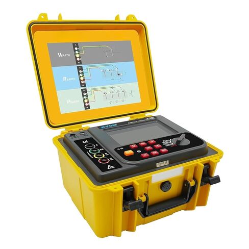ETCR3100C Soil Resistivity Tester 2, 3, 4‑Wire Digital Ground Resistance Meter Earth Resistance Tester Earth Voltage Tester IP65 Protective Shell 0.00Ω-30.00KΩ /0.00Ωm-9000kΩm /AC 0-600V in Saudi Arabia