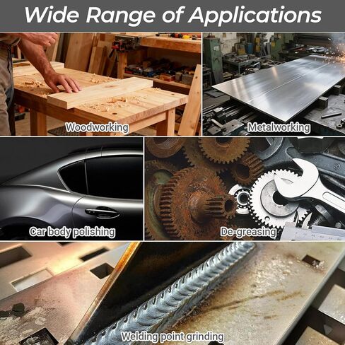 1/2 x 18 Inch Sanding Belts, 20 Pack, 4 Each of 60/80/120/180/240 Grits, Premium Aluminum Oxide Air Belt Sander Belts Assorted for Woodworking, Metal Working and Rust Removal in Kuwait