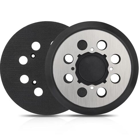 Sander Pad Replacement for Dewalt, 2 Pack 5" 8 Hole Hook and Loop Orbital Sander Pad Compatible with DeWalt DWE6421 6421K DWE6423 6423K DCW210B Random Orbital Sanders (4 Screw Holes) in Kuwait