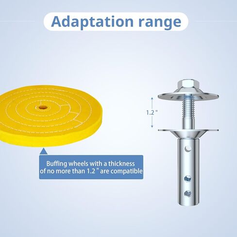 Neeki 1 زوج طاحونة مقاعد البدلاء تمديد عمود المحرك الأيسر والأيمن للتلميع، محول عمود المحرك الملولب 1/2 بوصة و5/8 بوصة in Kuwait