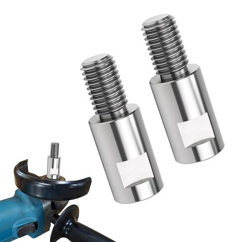 موسع مجرى الهواء، عمود تمديد عجلة تلميع مجرى الهواء، محول ممتد 5/8 بوصة - 11 خيط أربور، ملحقات طاحونة زاوية عالمية، لمجموعة تلميع عجلات الألومنيوم - قطعتان in Kuwait