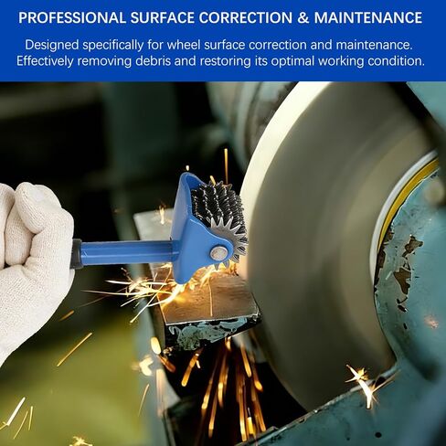 Grinding Wheel Dresser, with 24PCS Star Blades – Bench Grinder Tool for Wheel Surface Correction, Maintenance, Sharpening & Polishing in Kuwait