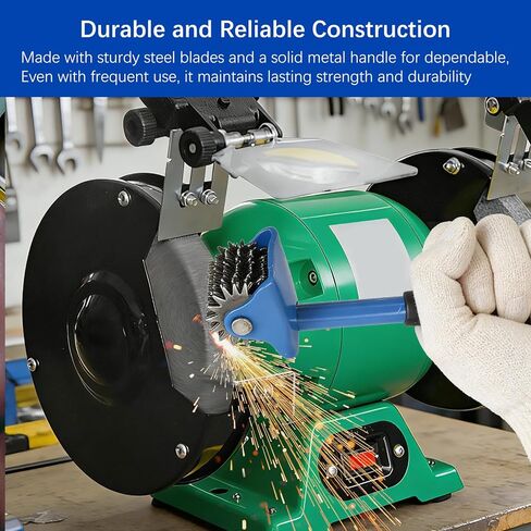 Grinding Wheel Dresser, with 24PCS Star Blades – Bench Grinder Tool for Wheel Surface Correction, Maintenance, Sharpening & Polishing in Kuwait