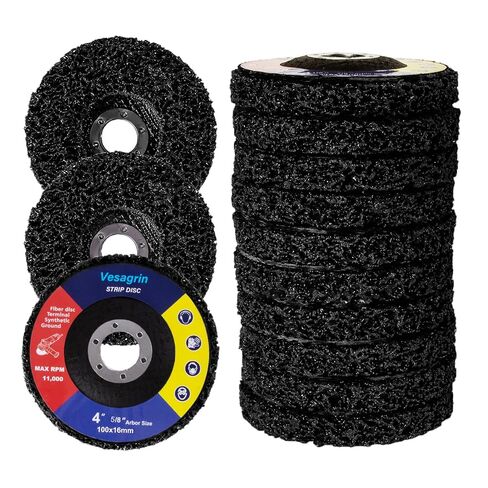 4 inch Stripping Discs Rust Remover Discs Remove Paint and Oxidation 5/8 inch Arbor Clean Discs Poly Strip Disc Angle Grinding Wheel - 6 Pack(Green) in Saudi Arabia