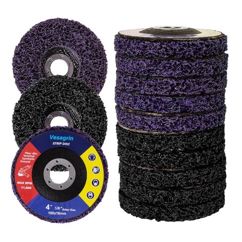 4 inch Stripping Discs Rust Remover Discs Remove Paint and Oxidation 5/8 inch Arbor Clean Discs Poly Strip Disc Angle Grinding Wheel - 6 Pack(Green) in Saudi Arabia