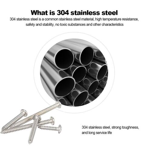 A2 DIN7981 304 Stainless Steel Countersunk Self Tapping Screws Industrial Construction Fasteners for Home Office Machinery Use in Kuwait