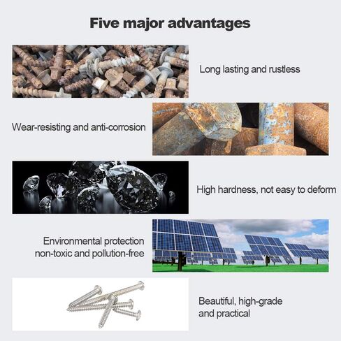 A2 DIN7981 304 Stainless Steel Countersunk Self Tapping Screws Industrial Construction Fasteners for Home Office Machinery Use in Kuwait